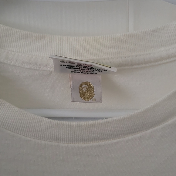 BAPE White Long Sleeve L - Picture 3 of 3